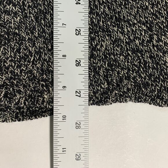 Eileen Fisher M Womens Open Cardigan Wool Linen Colorblock Gray - Picture 9 of 10